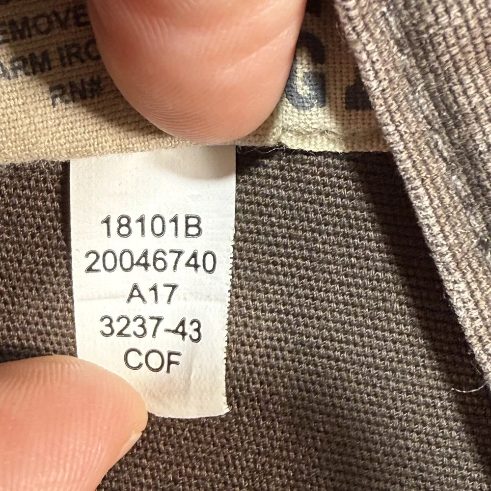 Duluth Trading Flex Fire Hose Carpenter Pants Men 34x30 Brown Wide Work Utility - Picture 11 of 16